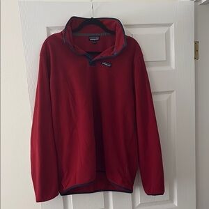 Red Pullover Fleece with Logo